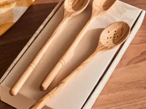 Handmade Wooden Spoons - Set of 3